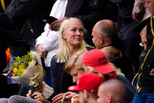 Sarah Sjöström på läktarplats