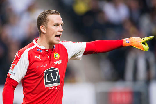 Hammarbys målvakt Ögmundur Kristinsson