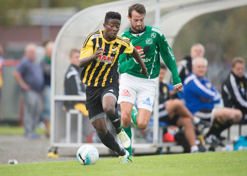 IFK Hässleholms Kojo Annor i matchen i division 2 mellan