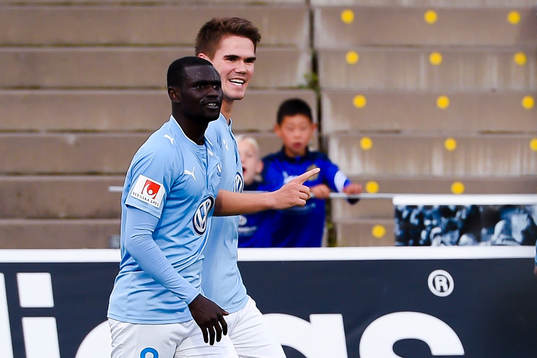Malmö FFs Vidar Örn Kjartansson jublar