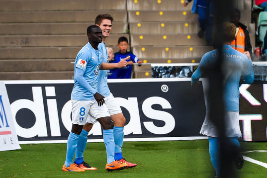 Malmö FFs Vidar Örn Kjartansson jublar