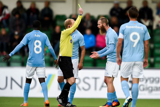 Malmö FFs Jo Inge Berget blir varnad