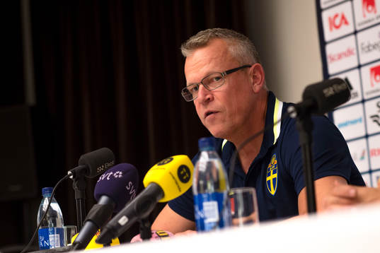 Sveriges förbundskapten Jan Andersson