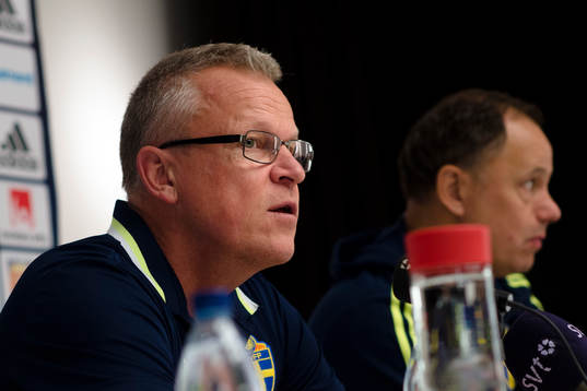 Sveriges förbundskapten Jan Andersson