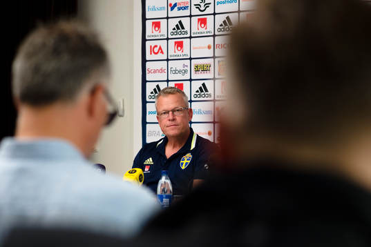 Sveriges förbundskapten Jan Andersson