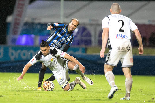 Sirius Jacob Bergman och GAIS Luka Mijaljevic och GAIS