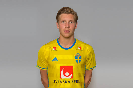 Alexander Fransson, spelare i Sveriges fotbollslandslag