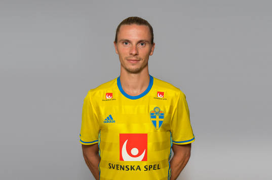 Niklas Hult, spelare i Sveriges fotbollslandslag
