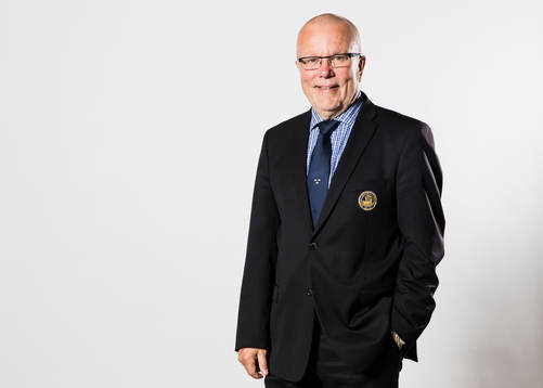 Leif Boork, förbundskapten för Sveriges damlandslag
