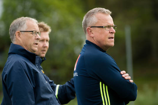 Förbundskapten Janne Andersson, assisterande