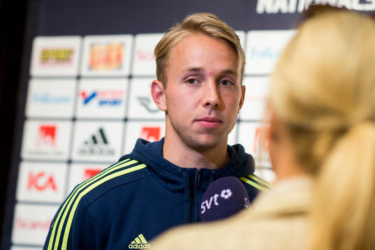 Patrik Carlgren i mixed zone
