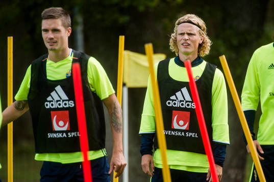 Mikael Lustig och Oscar Hiljemark