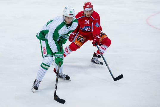 Rögles Mathias From mot Rapperswil-Jona Lakers Gianluca