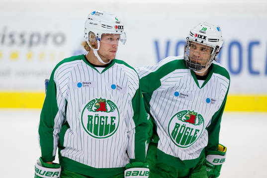 Rögles Ludvig Claesson och Timothy Liljegren