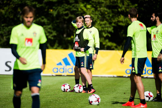 Emil Forsberg och Marcus Berg