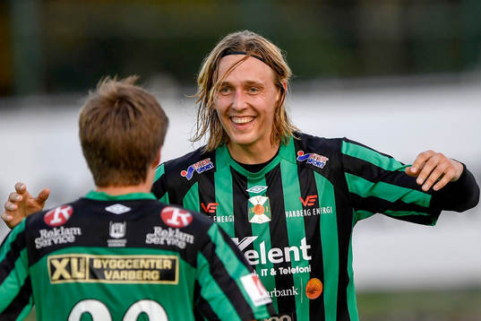 Varbergs Joakim Lindner jublar