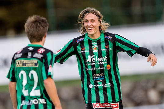 Varbergs Joakim Lindner jublar