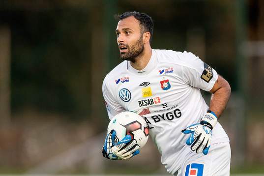 Örgrytes målvakt Abbas Hassan