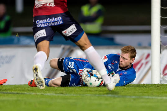 Varbergs målvakt Joakim Wulff