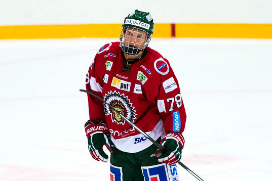 Frölundas Kristian Vesalainen jublar