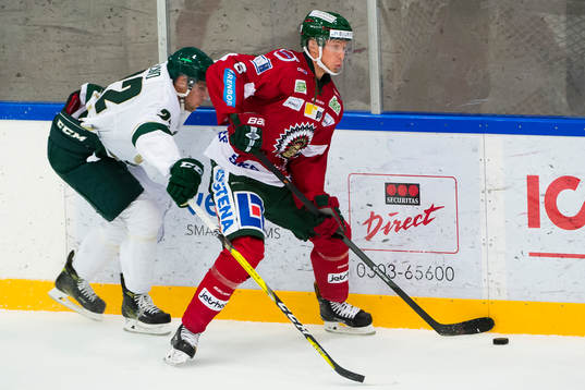 Färjestads Per Åslund och Frölundas John Nyberg