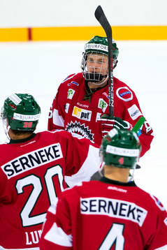 Frölunda och Kristian Vesalainen jublar