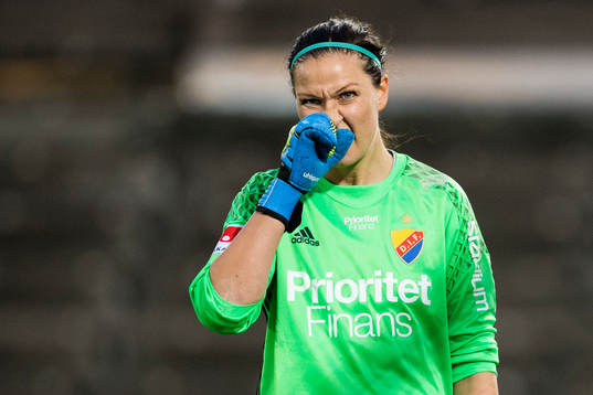 Djurgårdens målvakt Gudbjörg Gunnarsdottir