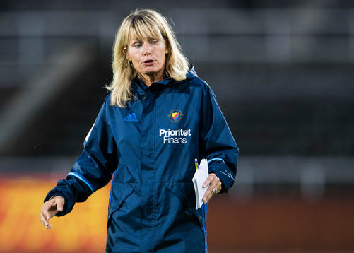 Djurgårdens tränare Yvonne Ekroth