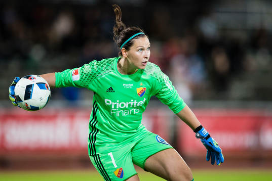 Djurgårdens målvakt Gudbjörg Gunnarsdottir