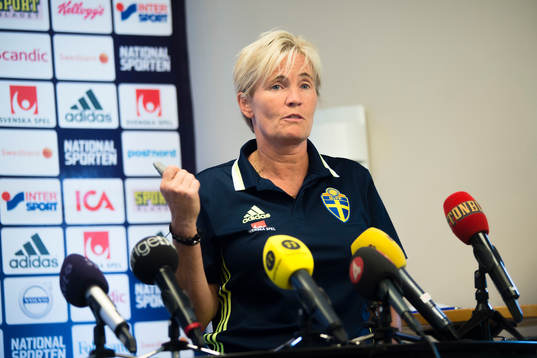 Sveriges assisterande förbundskapten Lilie Persson