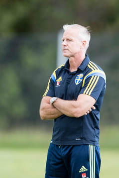 Sveriges Förbundskapten Roland Nilsson