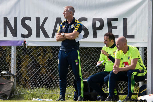 Sveriges Förbundskapten Roland Nilsson