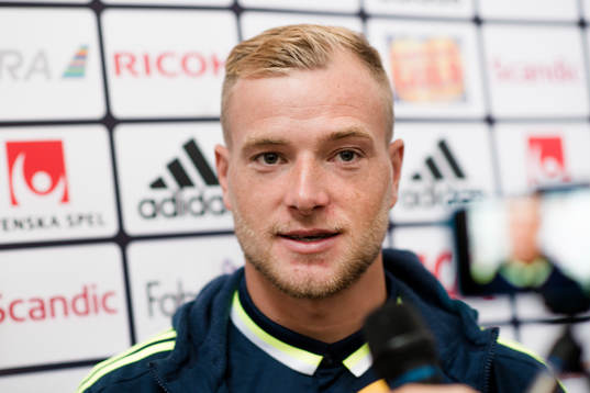 John Guidetti i mixed zone