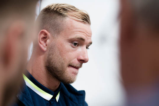 John Guidetti i mixed zone