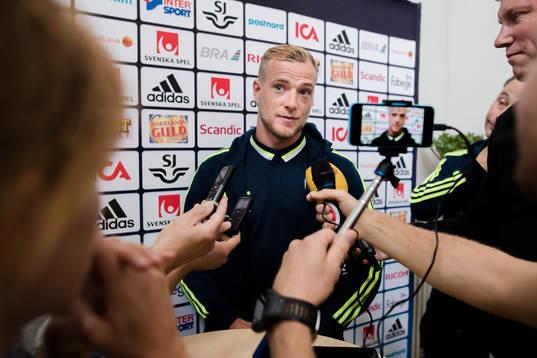 John Guidetti i mixed zone