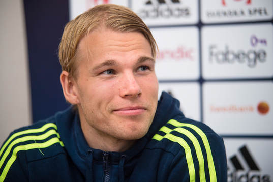 Oscar Lewicki i mixed zone