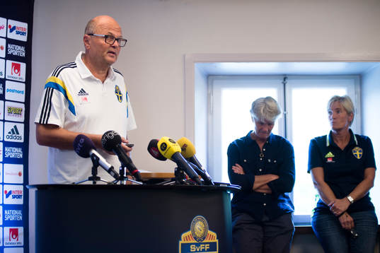 Calle Barrling, förbundskapten för Sveriges