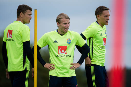 Viktor Claesson, Oscar Lewicki och Ludwig Augustinsson
