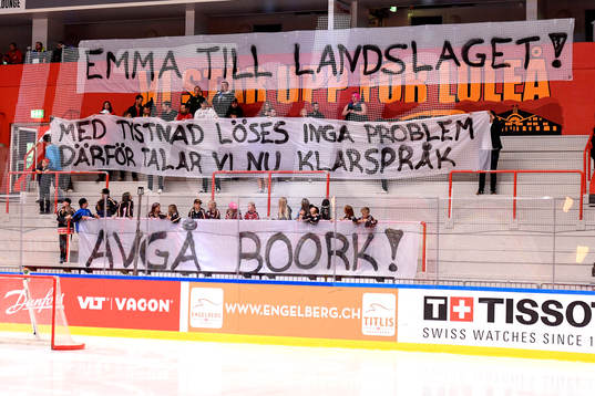 En uppmaning från publiken till Sveriges förbundskapten