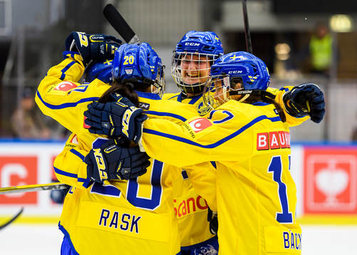 Sveriges Fanny Rask jublar