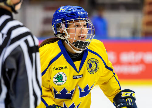 Sveriges Fanny Rask jublar