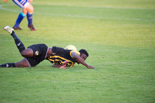 IFK Hässleholms Kojo Annor i matchen i division 2 mellan