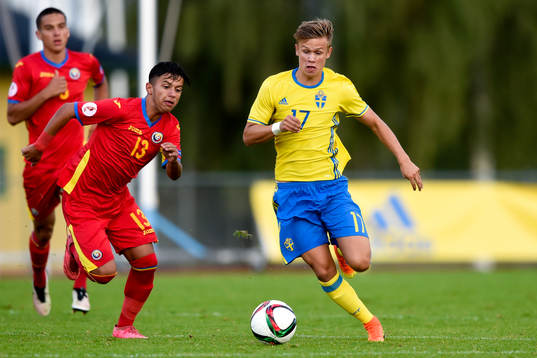 Rumäniens Liviu Gheorghe och Sveriges Oscar Petersson