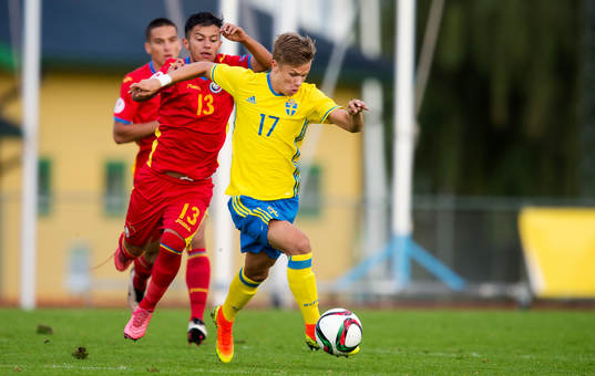 Rumäniens Liviu Gheorghe och Sveriges Oscar Petersson
