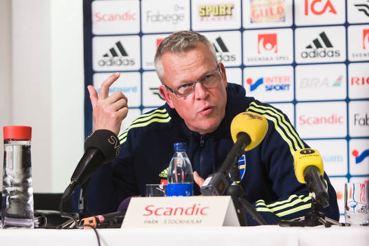 Sveriges förbundskapten Jan Andersson