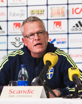 Sveriges förbundskapten Jan Andersson