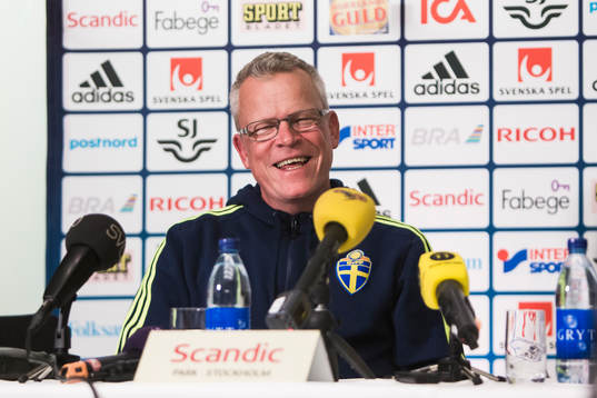 Sveriges förbundskapten Jan Andersson