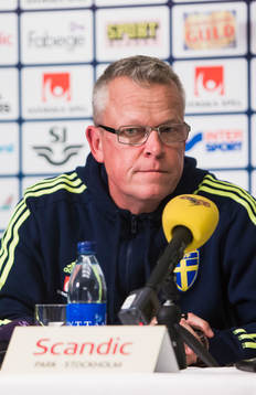 Sveriges förbundskapten Jan Andersson
