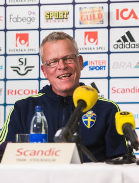 Sveriges förbundskapten Jan Andersson