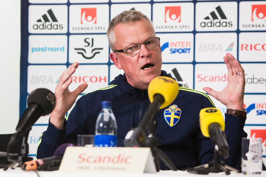 Sveriges förbundskapten Jan Andersson